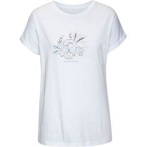 Vivance - T-shirt - Wit - Met Goudkleurig Glanzend Folieprint