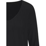 LASCANA 3/4-Arm-Shirt »mit zarter Raffung am Ausschnitt«, aus weichem Viskose-Stretch