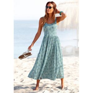 Vivance Midikleid mit Blümchendruck, luftiges Sommerkleid, Strandkleid
