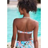 Look - Bandeau Bikini - Lichtblauw Gedessineerd - Recycling-Polyamide