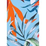 Bikinibroekje - Bloemenprint - Regular Fit - Gladde Stof - Mid Waist