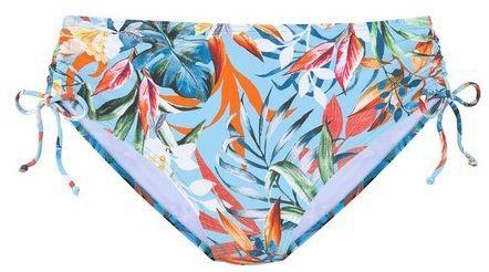 Bikinibroekje - Bloemenprint - Regular Fit - Gladde Stof - Mid Waist