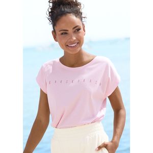 Venice Beach - Shirt - T-shirt - Roze - Katoenmix met Frontprint