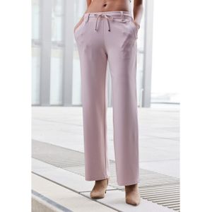 Lascana - Homewearbroek - Roze - Loungewear - Zacht Vloeiend Materiaal