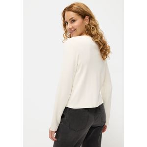 Gebreide Trui - Crème - 70% Viscose 30% Polyamide