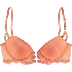 Balconette BH - Koperkleur - Naadloos - Gewatteerd - Met Beugel