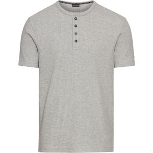 Bruno Banani Henleyshirt, in elastischer Rippenqualität