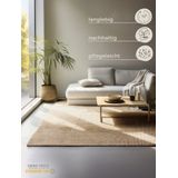 Naturalny dywan z juty Bouclé – Hanse Home