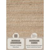 HANSE Home Teppich »Jaipur Juteteppich, als Läufer und in Rund«, rechteckig, 10 mm Höhe, 100% Naturfaser, Nachhaltig, Wohnzimmer, Esszimmer, Schlafzimmer, GRS