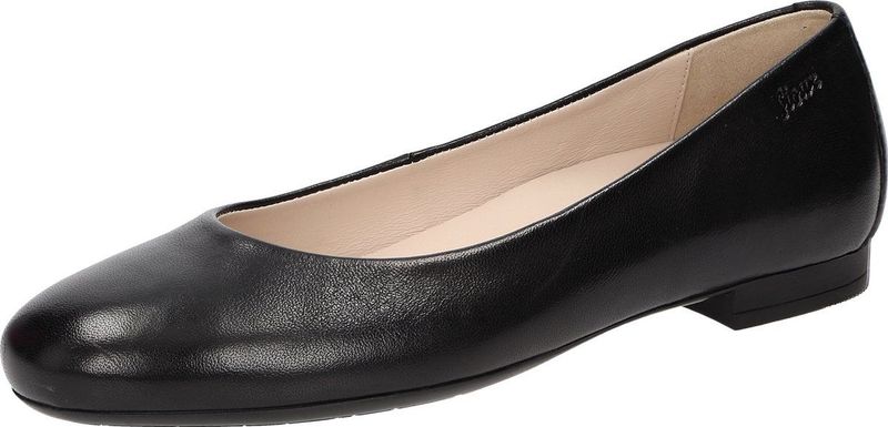 SIOUX - Ballerina - Zwart - Leer - Blokhak