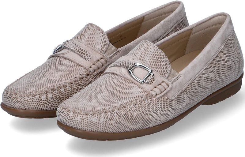 Sioux - Cortizia-723-H Instapper - Zand - Reptielprint - Suède