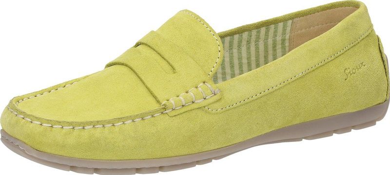SIOUX - Mocassins - Lichtgroen - Leer - Suède