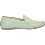 SIOUX - Instappers - Groen - Glad Leer - Platte Hak