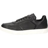 SIOUX - Tedroso-704 - Sneakers - Zwart - Snoersluiting - Glad Leer