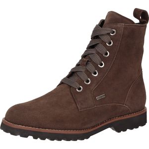 Veterlaarsjes - Merdit - Effen - Leer/Suède - Ritssluiting - Blokhak