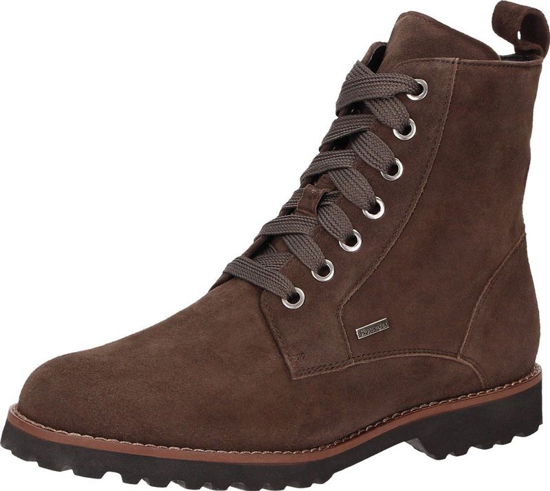 Veterlaarsjes - Merdit - Effen - Leer/Suède - Ritssluiting - Blokhak