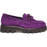 Slippers - H-Weite - Kalbvelour-Leder - Gummieinsätzen - Geschikt voor Hallux-Valgus