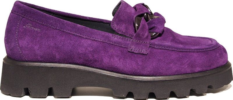 Slippers - H-Weite - Kalbvelour-Leder - Gummieinsätzen - Geschikt voor Hallux-Valgus