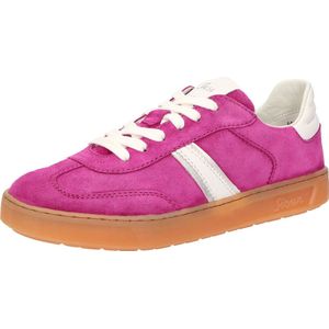 Sioux Tedroso-DA Sneaker Dames - Zwart - Kalbvelour-Leder