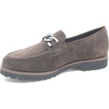 Instappers - Effen - Leer - Platte Hak