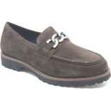 Instappers - Effen - Leer - Platte Hak