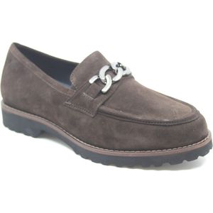 Instappers - Effen - Leer - Platte Hak