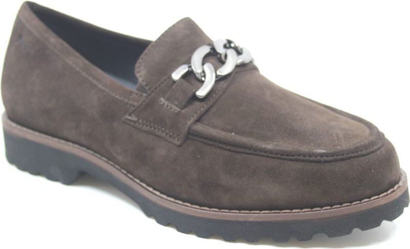 Instappers - Effen - Leer - Platte Hak