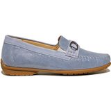 Mocassins - Gevoerd - Effen - Glad Leer - Platte Hak