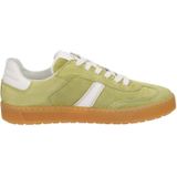Sioux - TEDROSO-DA-707 - Lage Sneakers - Groen - Leer/Suède - Wijdte G