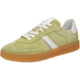 Sioux - TEDROSO-DA-707 - Lage Sneakers - Groen - Leer/Suède - Wijdte G