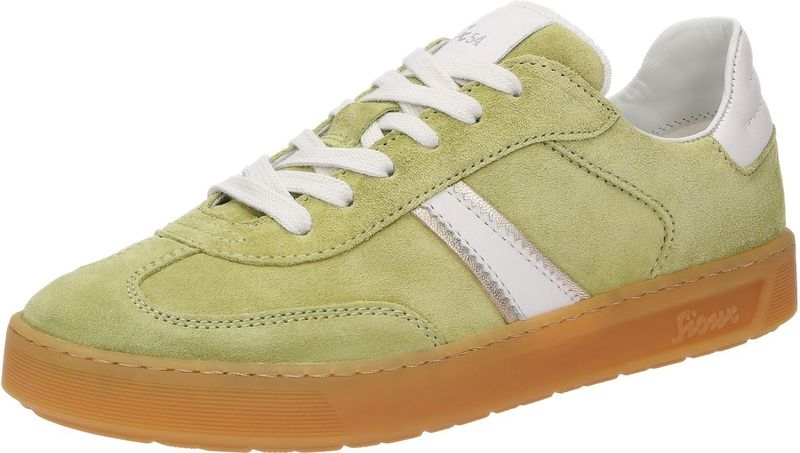 Sioux - TEDROSO-DA-707 - Lage Sneakers - Groen - Leer/Suède - Wijdte G
