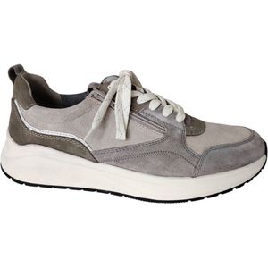 Sneakers - Tasulio-700-J - Kleur: Color-Blocking - Materiaal: Leer/Suède