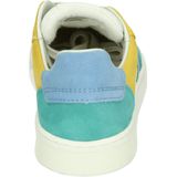 Sioux - TEDROSO-DA-702 - Lage Sneakers - Kleur: Wit/beige - Materiaal: Leer/Suede