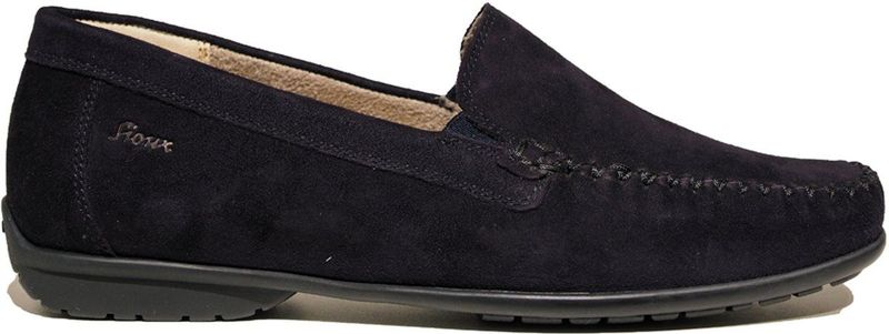 Mocassins Cortizia - Nette Schoenen - Effen - Leer - Platte Hak