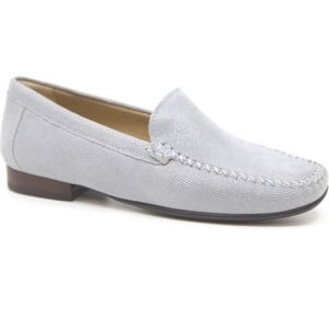 Instappers - Campina - Effen - Leer - Gevoerd - Platte Hak