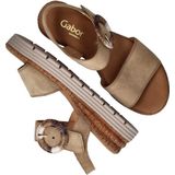 Gabor - 62.706 - Sandalen - Beige - Leer - Sleehak