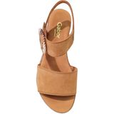 Gabor - Sandalen - Cognac - Suede - Klittenbandsluiting - G-Leest