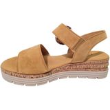 Gabor - Sandalen - Cognac - Suede - Klittenbandsluiting - G-Leest