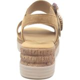 Gabor - Sandalen - Cognac - Suede - Klittenbandsluiting - G-Leest