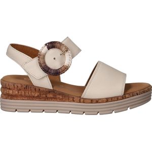 Gabor - 62.706 - Sandalen - Beige - Leer - Sleehak
