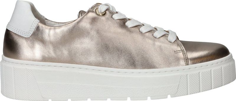 Merk - Model - Sneakers - Effen - Leer - Plateau