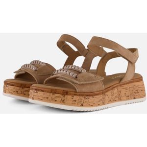 Gabor - Sandalen - Beige - Suede - Dames