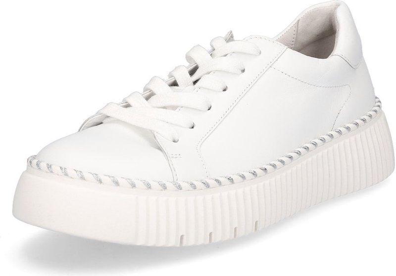 Ara - Plateausneakers Monaco - Vrijetijdsschoen - Wit/Nachtblauw - Verwisselbaar Voetbed