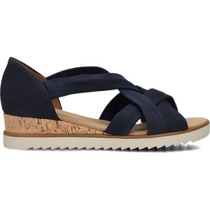 Gabor 782 Sandalen - Sleehak - Dames - Donkerblauw - Leer
