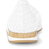 Ballerina - Effen - Leer - Platte Hak - Wide Fit