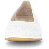 Ballerina - Effen - Leer - Platte Hak - Wide Fit