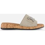 Gabor - Sandalen - Textiel - Zwart - Rubber Zool