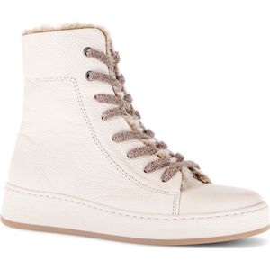 Rieker Dames veterlaarzen in witte combi, Wit combi., 36 EU