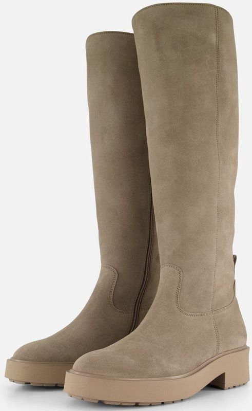 Gabor - 71.788 - Kuitlaarzen - Beige - Blokhak 5 cm