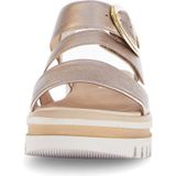 Gabor - Best Fitting - Sandaal - Goud - Leer - Verstelbare Banden